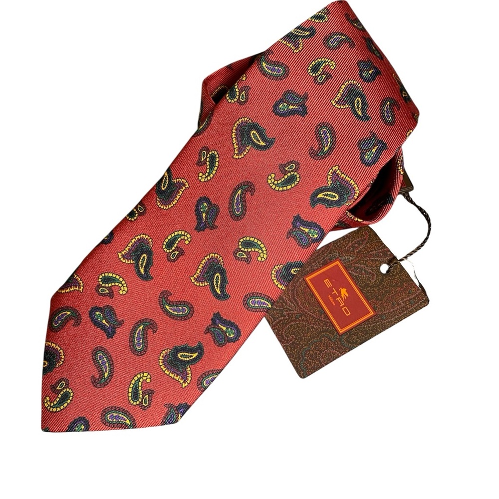 🔥ETRO Paisley Men's Tie